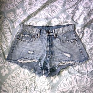 Urban Outfitters BDG Light Wash Denim Shorts